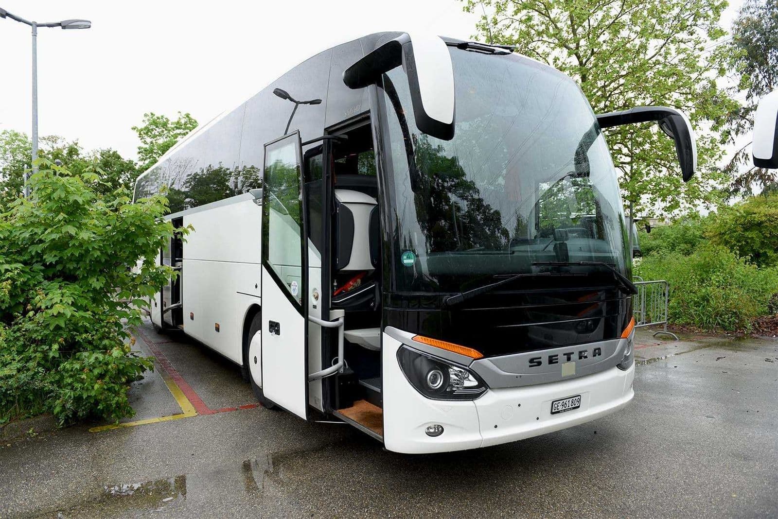 Autocar Setra, vehicul echipat cu modul CPC3